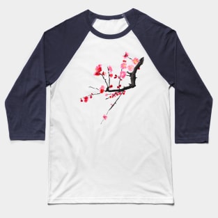 red plum flower Baseball T-Shirt